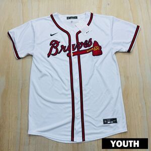 NEW YOUTH Atlanta Braves Nike Home White Blank Jersey XL 18/20